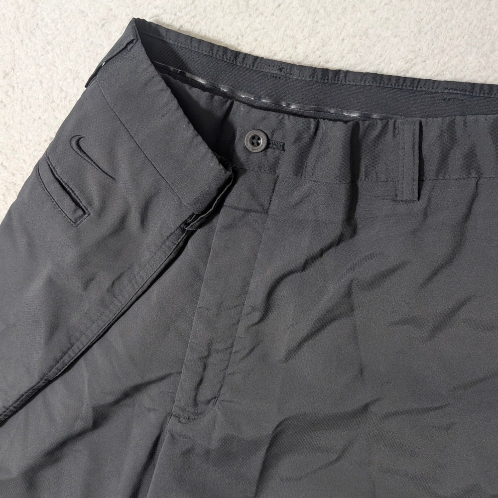 Nike Shorts Mens 36/10 Grip Waist Black Dry‎ Stretch Golf Performance 256645-010
